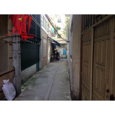 cho thuê nhà hẽm đường lê văn sỹ ,quận 3, giá 12tr/tháng