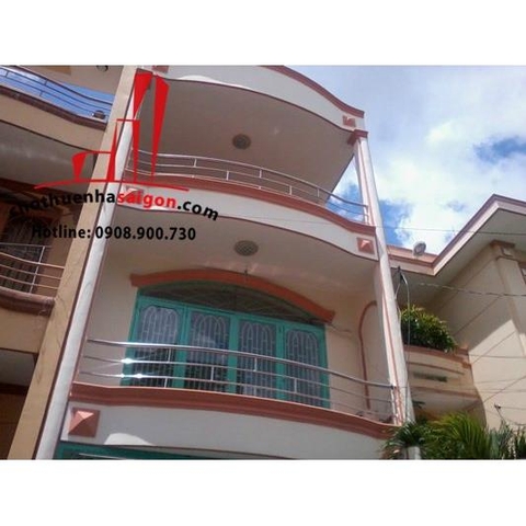 cho thuê nhà quận bình thanh, đường d1, phường 25, giá 550$/tháng