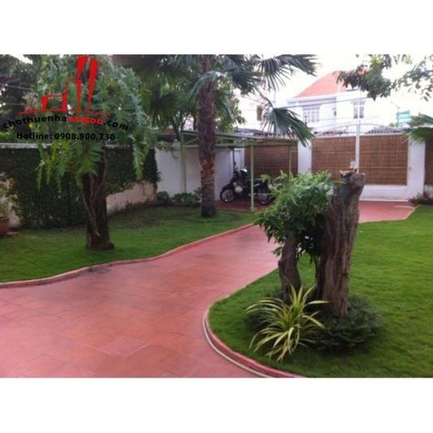 cho thuê biệt thự sân vườn phường an phú , quận 2, giá  1700$/tháng