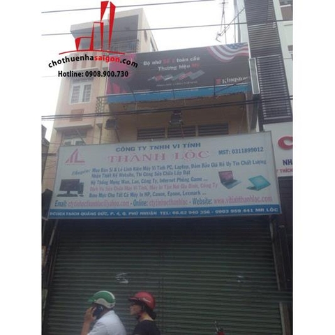 cho thuê nhà nguyên căn mặt tiền đường thích quảng đức quận phú nhuận, giá cho thuê: thương lượng