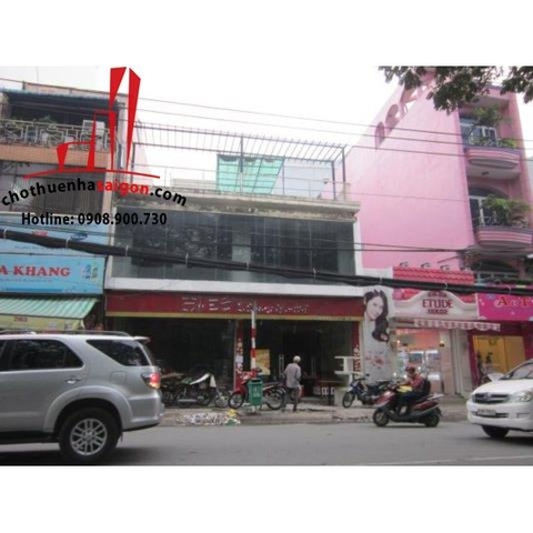 cho thuê nhà quận 3, nhà mặt tiền đường hai bà trưng giá 11000$