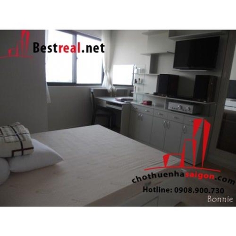 Cho thuê căn hộ city garden lầu 7 dt 70m, giá 900$