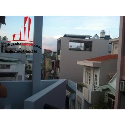 cho thuê nhà nguyên căn mặt tiền đường nguyễn cửu vân, phường 17, giá cho thuê:25tr/tháng