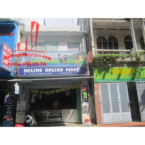 Cho thuê nhà quận Bình Thạnh, mặt tiền đường Vũ Huy Tấn, giá: 18 triệu