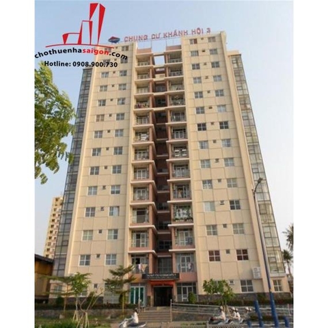 cho thuê căn hộ quận 4, chung cư khánh hội 3 giá 700$/tháng