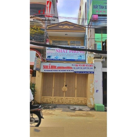 cần cho thuê nhà nguyên căn mặt tiền đường nguyễn cửu vân, quận bình thạnh, giá cho thuê:17.000.000đ/tháng