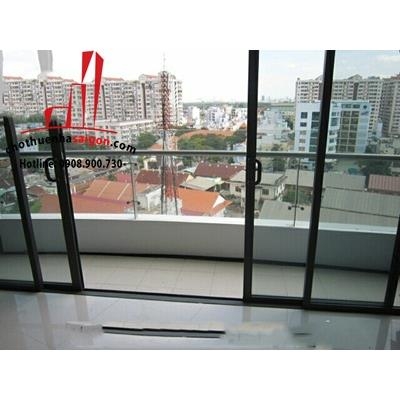 Cho thuê căn hộ City Garden 1 phòng ngủ, nhà trống, lầu cao view đẹp
