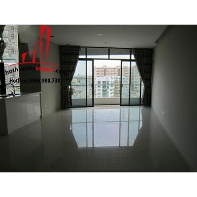 Cho thuê căn hộ City Garden 1 phòng ngủ, nhà trống, lầu cao view đẹp
