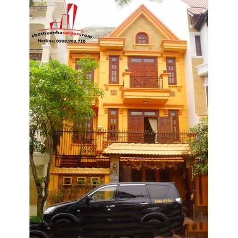 cho thuê biệt thự khu biệt thự him lam, đường phổ quang tân bình, giá cho thuê:2200$/tháng