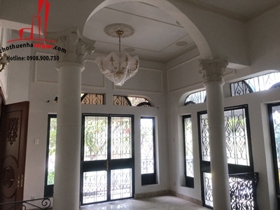 cho thuê villa đường nội bộ nguyễn văn hưởng quận 2, diện t ích lớn, giá 5500$/tháng