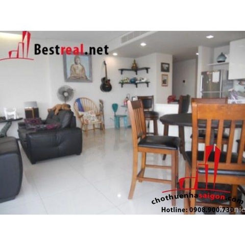 Cho thuê căn hộ city garden lầu 15 dt 145m, giá 1800$