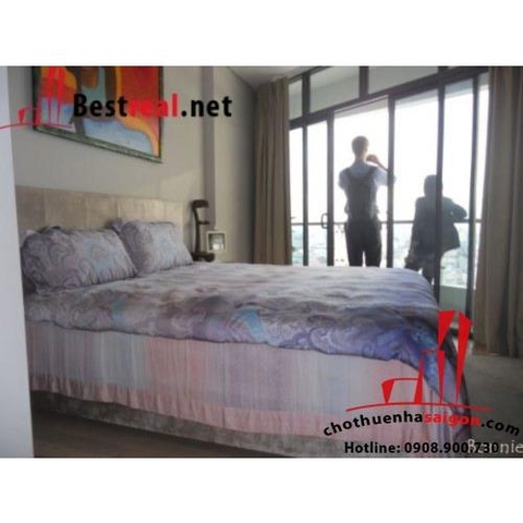 Cho thuê căn hộ city garden lầu 15 dt 145m, giá 1800$