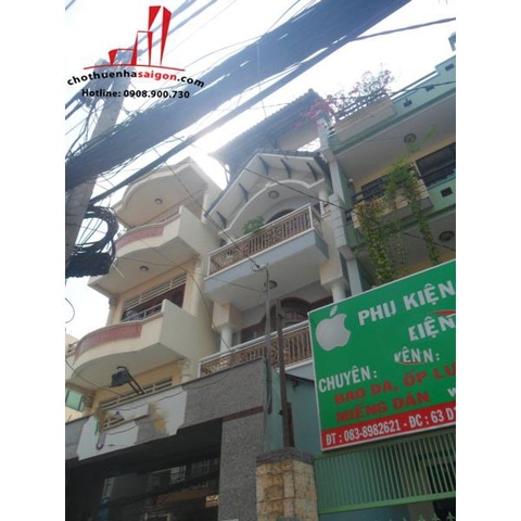 cho thuê nhà nguyên căn mặt tiền đường d1, quận bình thạnh, giá 2000$/tháng