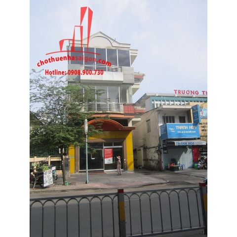 Cho thuê nhà quận Bình Thạnh, mặt tiền đường Đinh Tiên Hoàng