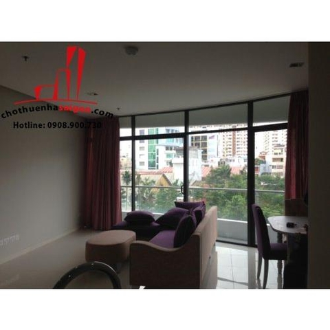 Cho thuê căn hộ city garden lầu 8,dt 70m, giá 1000$