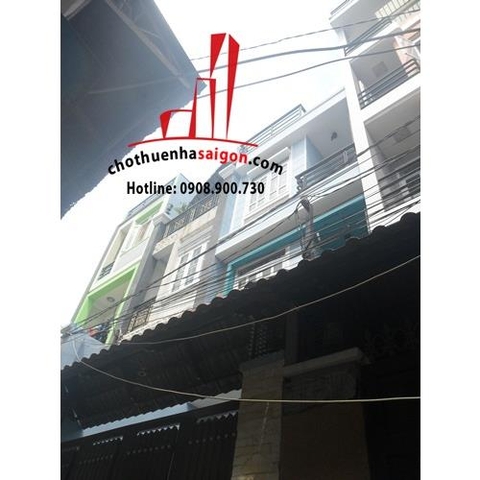 cho thuê nhà nguyên căn quận 3, đường cách mạng tháng 8, giá 12.5 triệu.