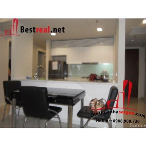 Cho thuê căn hộ city garden lầu 6 dt 104m, giá 1300$