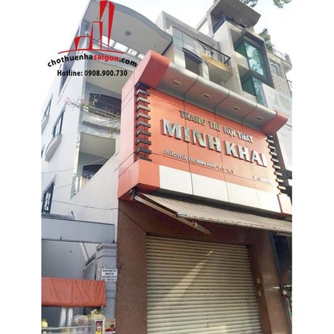 Cho thuê Nhà MT Nguyễn Thị Minh Khai , 1 trệt 3 lầu, tiện kinh doanh.giá cho thuê:85tr/tháng