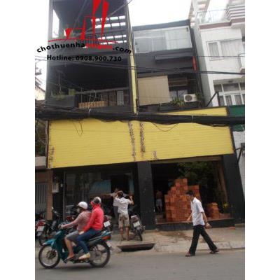 cho thuê nhà nguyên căn mặt tiền đường trần khắc chân, phường tân định, quận 1, giá 38tr/tháng