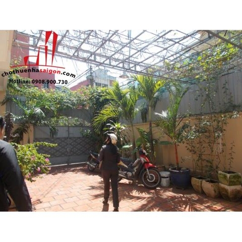 cho thuê biệt thự mini sân vườn đường võ thị sáu quận 1, giá cho thuê:1000$/tháng