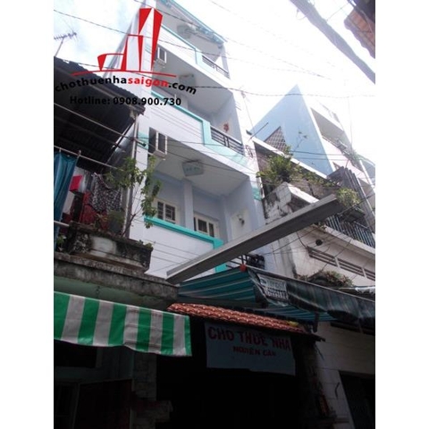 cho thuê nhà quận 3, nhà nguyên căn hẽm nguyễn đình chiểu giá 12tr
