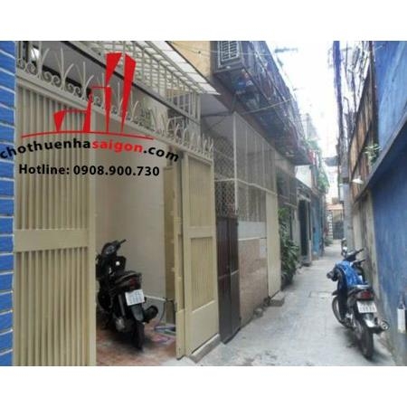 Nhà cho thuê nguyên căn hẽm đường Kỳ Đồng, P.09, Q.3.