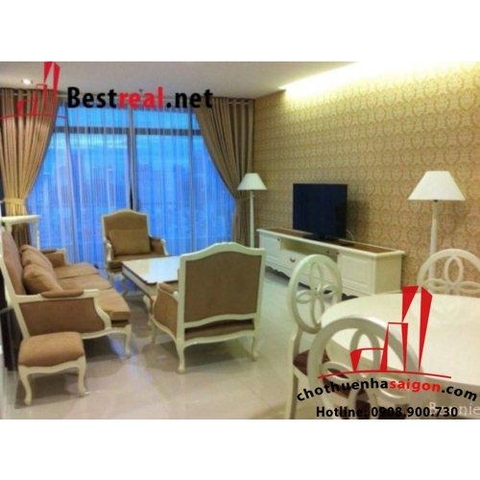Cho thuê căn hộ city garden lầu 18 dt 145m, giá 2000$