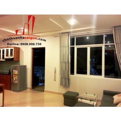 cần cho thuê căn hộ  servid apment đường trần bình trọng , quận 5