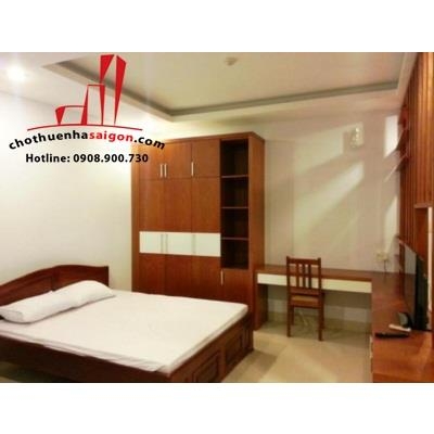cần cho thuê căn hộ  servid apment đường trần bình trọng , quận 5