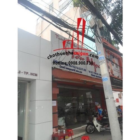 cho thuê mặt bằng quận 3, đường điện biên phủ, giá 2000$.