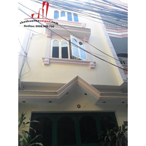 cho thuê nhà nguyên căn hẽm đường võ thị sáu, quận 3, giá 20tr/tháng
