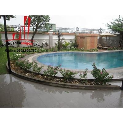 cho thuê biệt thự khu biệt thự kim sơn đường nguyễn văn hưởng, giá cho thuê:5000$/tháng, bao vat