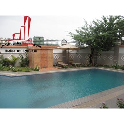 cho thuê biệt thự khu biệt thự kim sơn đường nguyễn văn hưởng, giá cho thuê:5000$/tháng, bao vat