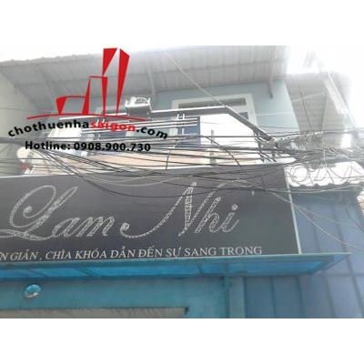 cho thuê nhà nguyên căn nhà hẽm đường trần quang diệu, quận 3, giá 12tr/tháng