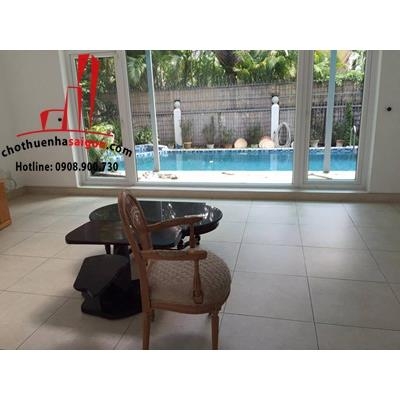 cho thuê villa khu combound đường nguyễn văn hưởng, quận 2, giá cho thuê:3000$/tháng