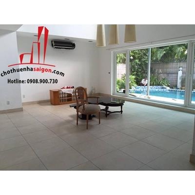cho thuê villa khu combound đường nguyễn văn hưởng, quận 2, giá cho thuê:3000$/tháng