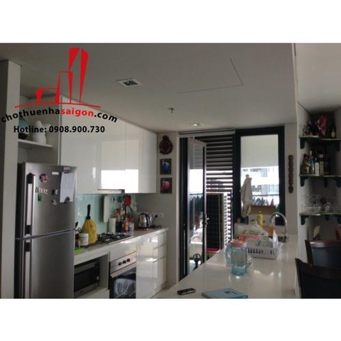 Cho thuê căn hộ city garden lầu 16,dt 141m, giá 2000$