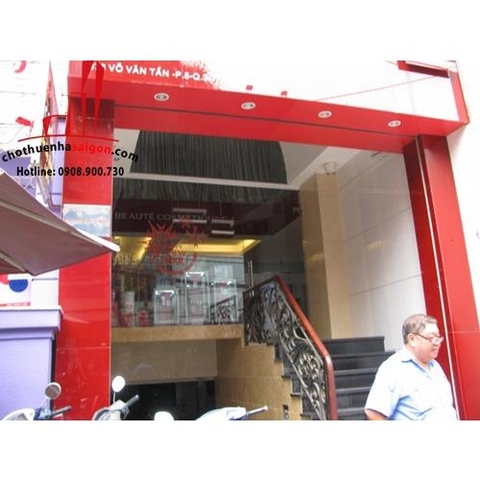 cần cho thuê nhà nguyên căn mặt tiền đường võ văn tần, quận 3, giá cho thuê:7000$/tháng
