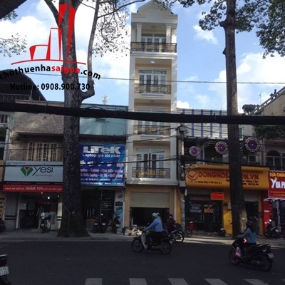 cần cho thuê nhà nguyên căn mặt tiền đường trần quang khải quận 1, giá cho thuê:5000$/tháng