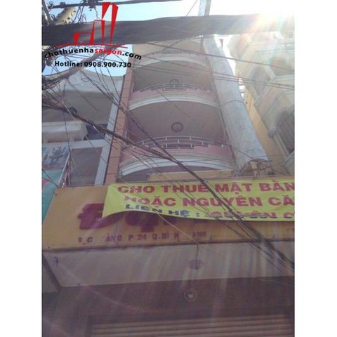 cho thuê nhà nguyên căn nhà mặt tiền đường bạch đằng, quận bình thạnh, giá thương lượng