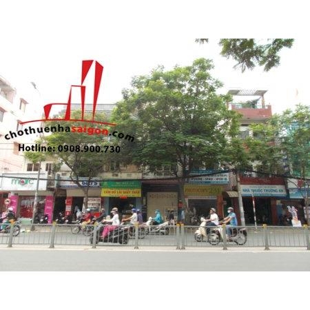 cho thuê nhà nguyên căn mặt tiền đường lê văn sỹ, quận 3