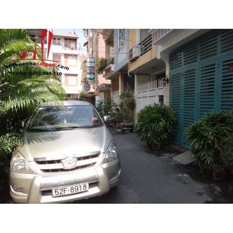 cho thuê nhà nguyên căn hẽm đường nguyễn thị minh khai quận 1, khu tây, gần đài truyền hình