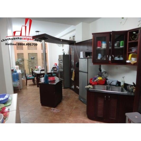 cho thuê nhà nguyên căn hẽm đường nguyễn thị minh khai quận 1, khu tây, gần đài truyền hình