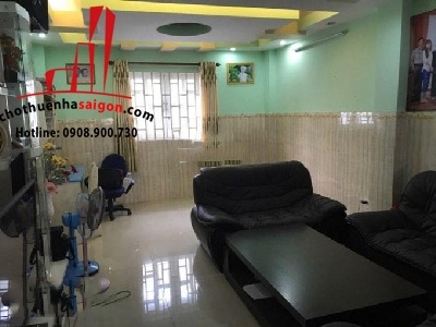 cho thuê nhà riêng trong hẽm đường nơ trang long quận bình thạnh, giá cho  thuê:25tr/tháng