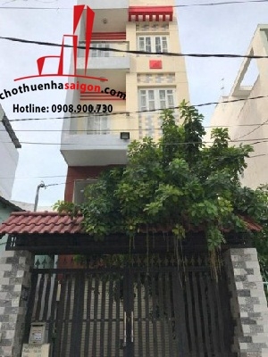 cho thuê nhà riêng trong hẽm đường nơ trang long quận bình thạnh, giá cho  thuê:25tr/tháng