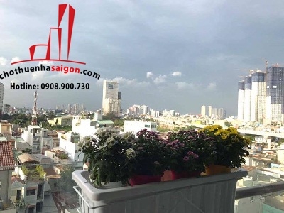 cho thuê căn hộ City Garden đẹp Căn hộ 1 phòng ngủ, đầy đủ nội thất chỉ 1200 $ / tháng
