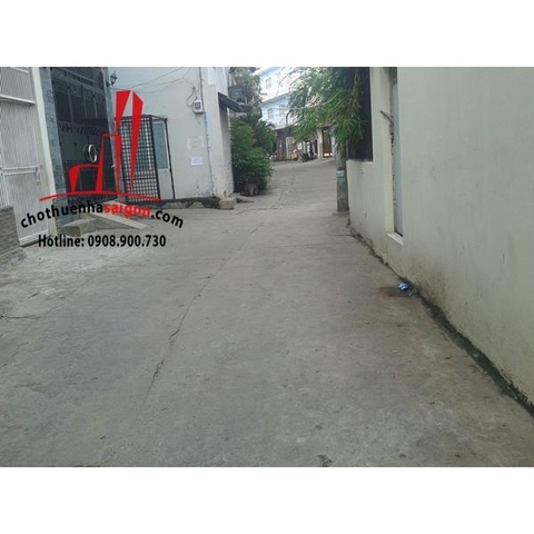 Cho thuê nhà Quận Bình Thạnh, hẻm đường Nguyễn Cửu Vân. Giá : 12 triệu/tháng.