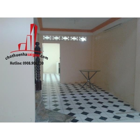 Cho thuê nhà Quận Bình Thạnh, hẻm đường Nguyễn Cửu Vân. Giá : 12 triệu/tháng.