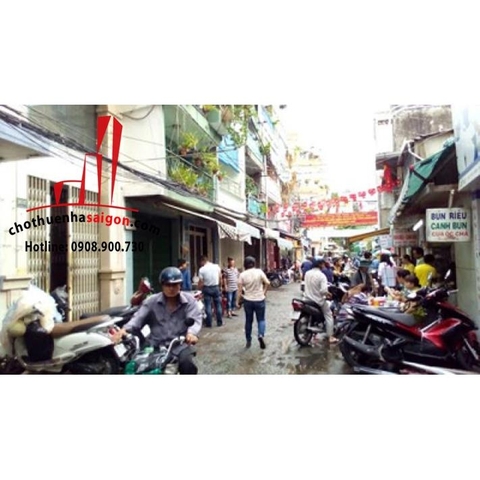 cho thuê nhà nguyên căn hẽm đường nguyễn đình chiểu, quận 3, giá cho thuê:30tr/tháng