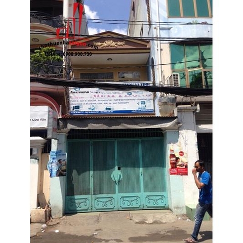 cho thuê nhà nguyên căn mặt tiền đường nguyễn cửu vân, phường 17, quận bình thạnh, giá 16tr/tháng